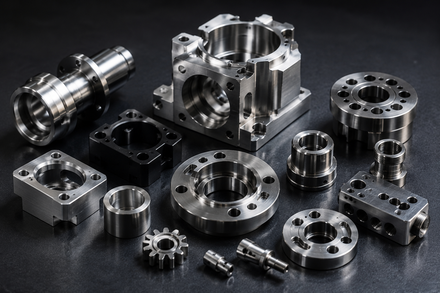 Precision machined CNC components
